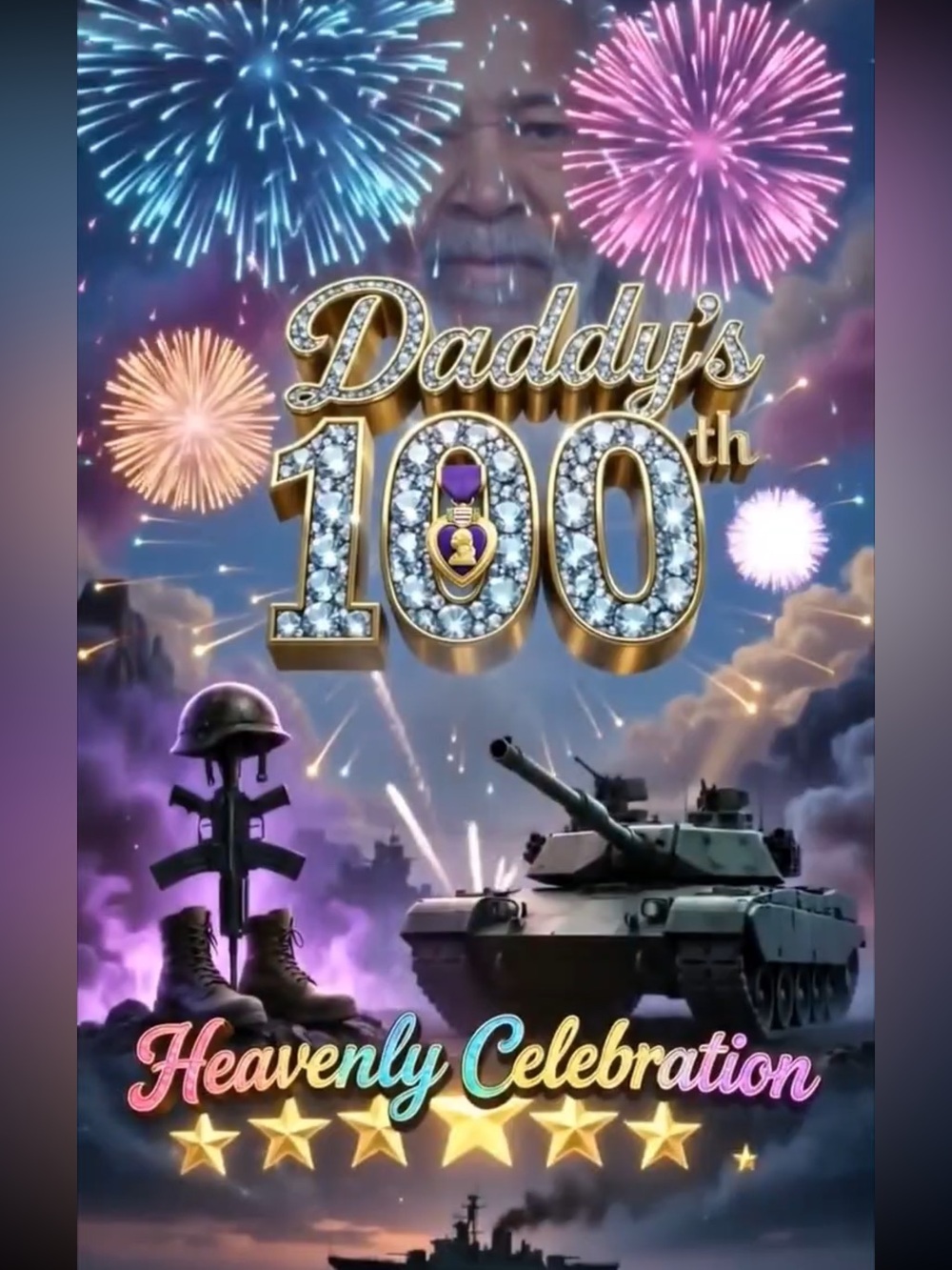 Daddy's 100th Heavenly Celebration  8~12~26